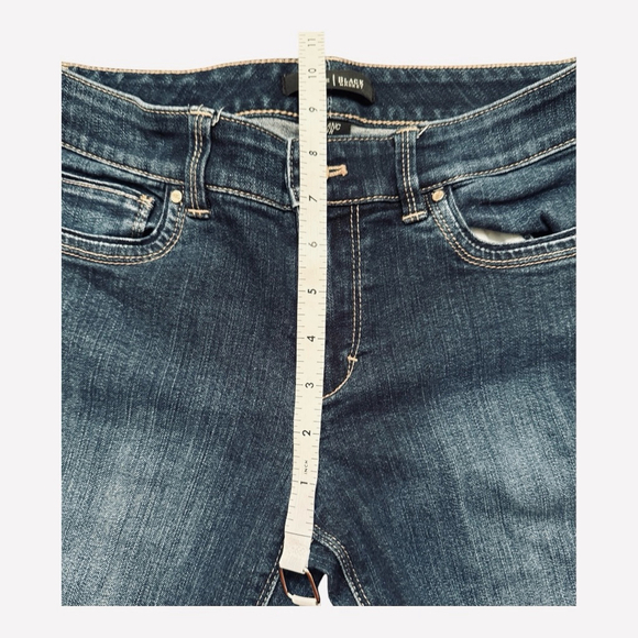 Women's White House Black Market Slim Ankle Jeans Size 4R Blue - Picture 6 of 10